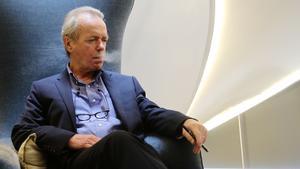 Barcelona 01/10/2015 Icult Entrevista con el escritor Martin Amis, en el Hotel Condes de Barcelona. Foto RICARD CUGAT