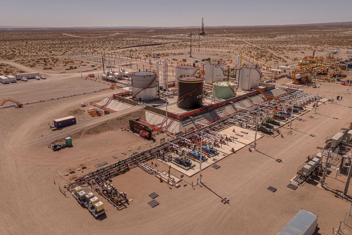 Complejo petrolífero de Vaca Muerta (Argentina), uno de los enclaves que presentan más oportunidades de desarrollo industrial del Mercosur.