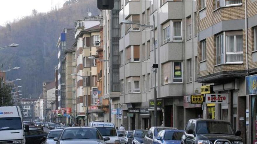 La calle Numa Gilhou, donde está instalada la cámara de control.