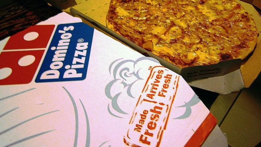 Imatge de recurs d&#039;una pizza de la cadena Domino&#039;s Pizza