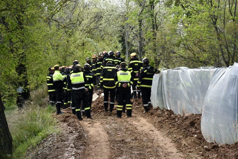 Impresionantes imágenes de la crecida del rio en Gelsa, Pinta y Quinto de Ebro