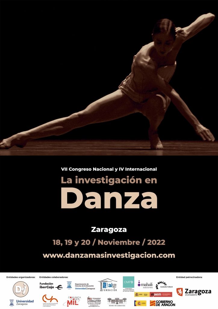 El cartel del congreso que se celebra en Zaragoza.