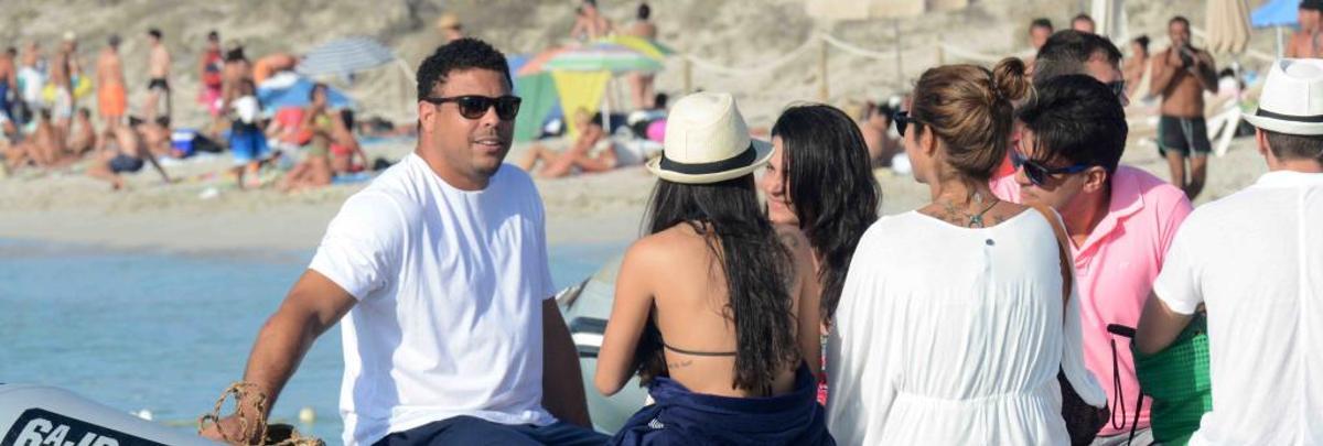 Ronaldo, en Formentera en una imagen de archivo