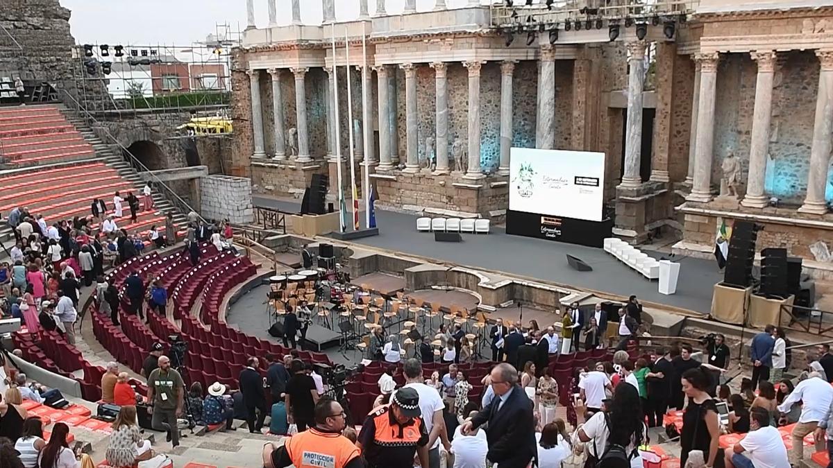 VÍDEO | Así fue el acto de entrega de las Medallas de Extremadura