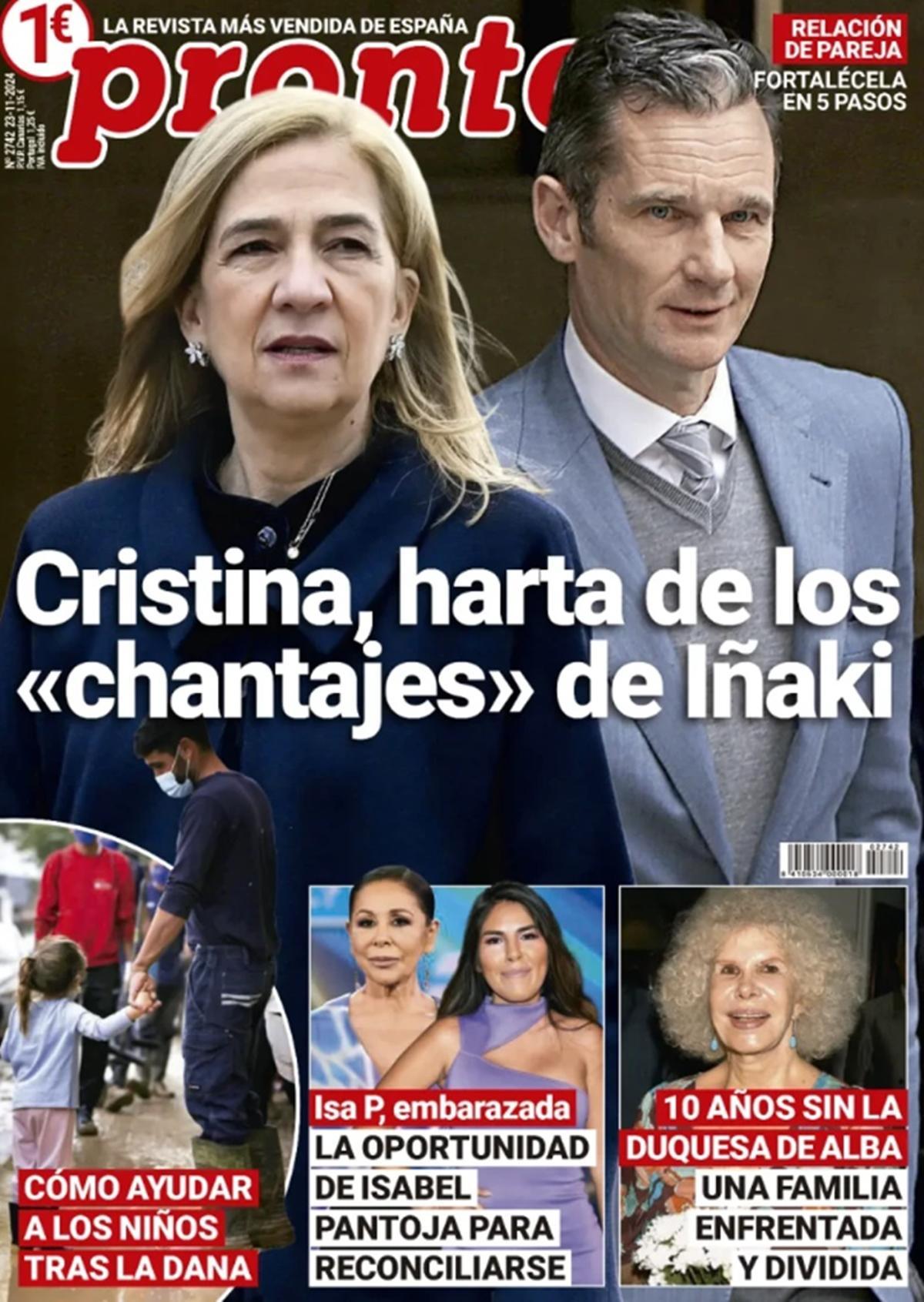 Portada de la revista PRONTO del 18 de noviembre de 2024