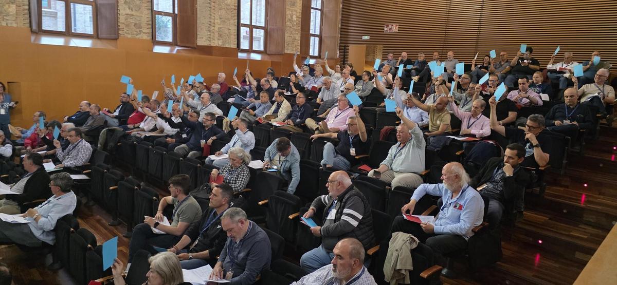 Votación en la reunión de este miércoles