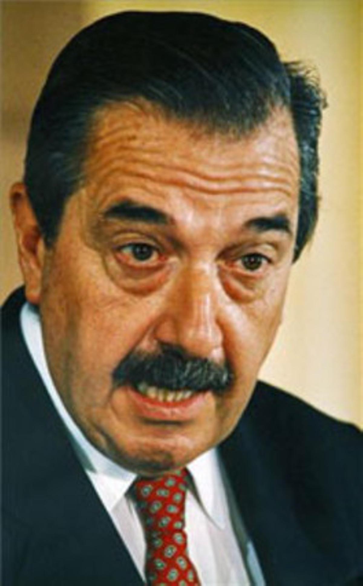 Raúl Alfonsín, cuando presidía Argentina.