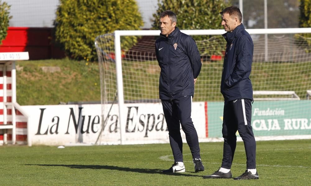 Entrenamiento del Sporting