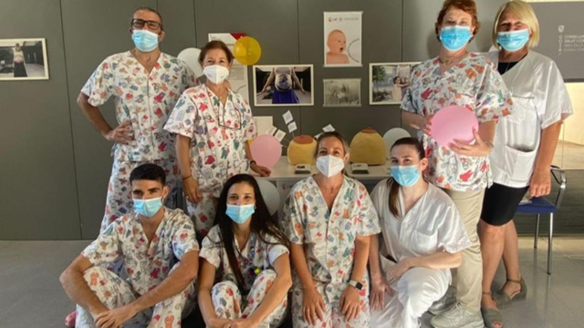 Personal de pediatría y matronas del centro de salud de Vila. | ASEF