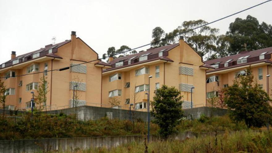 Una imagen de archivo del barrio viguense de As Roteas.