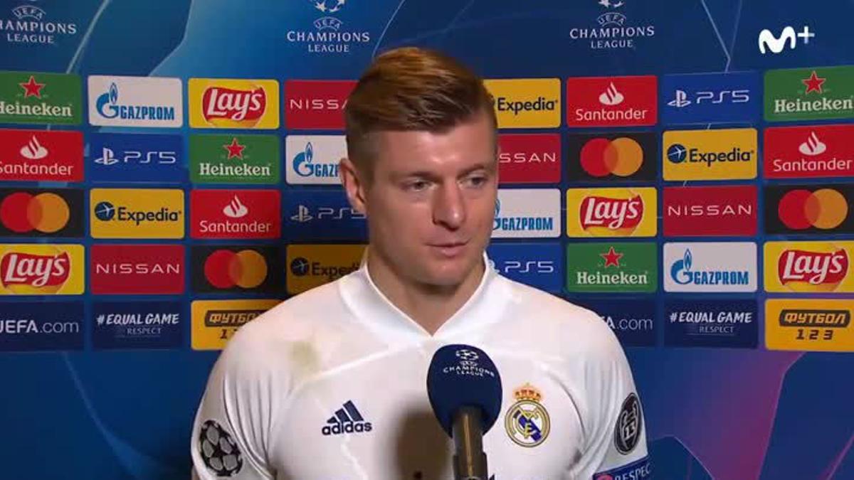 Toni Kroos: ''El primer gol no es una buena jugada de ellos, es un poco que les ayudamos nosotros'