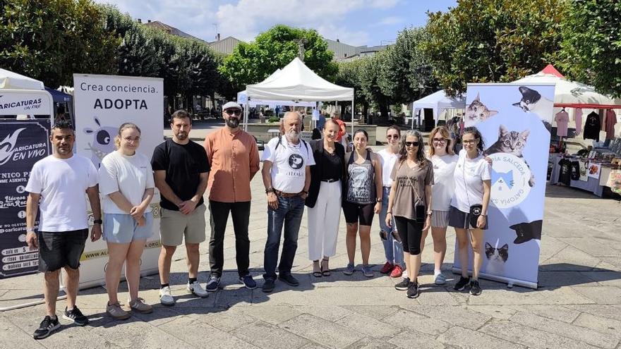 Sete asociacións únense no II Mercado Solidario Patas Arriba