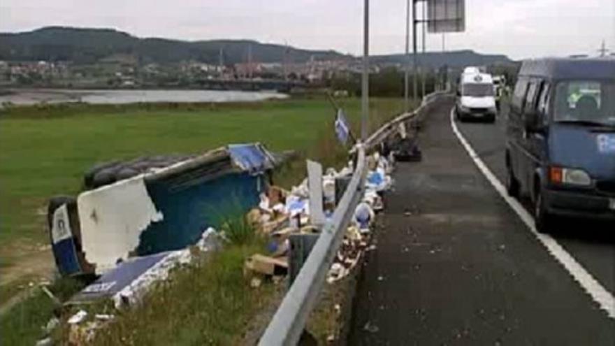 Una mujer muere en un accidente en Cantabria