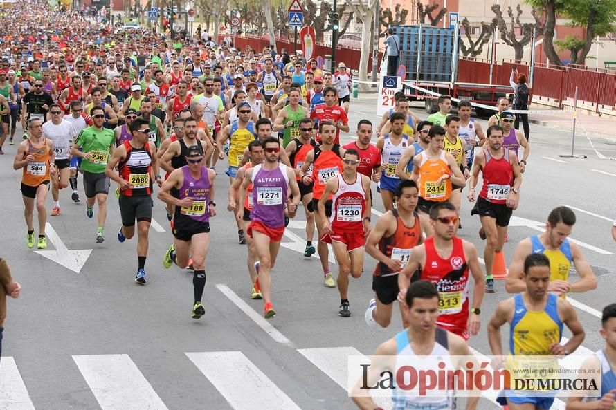 Media Maratón de Murcia: salida