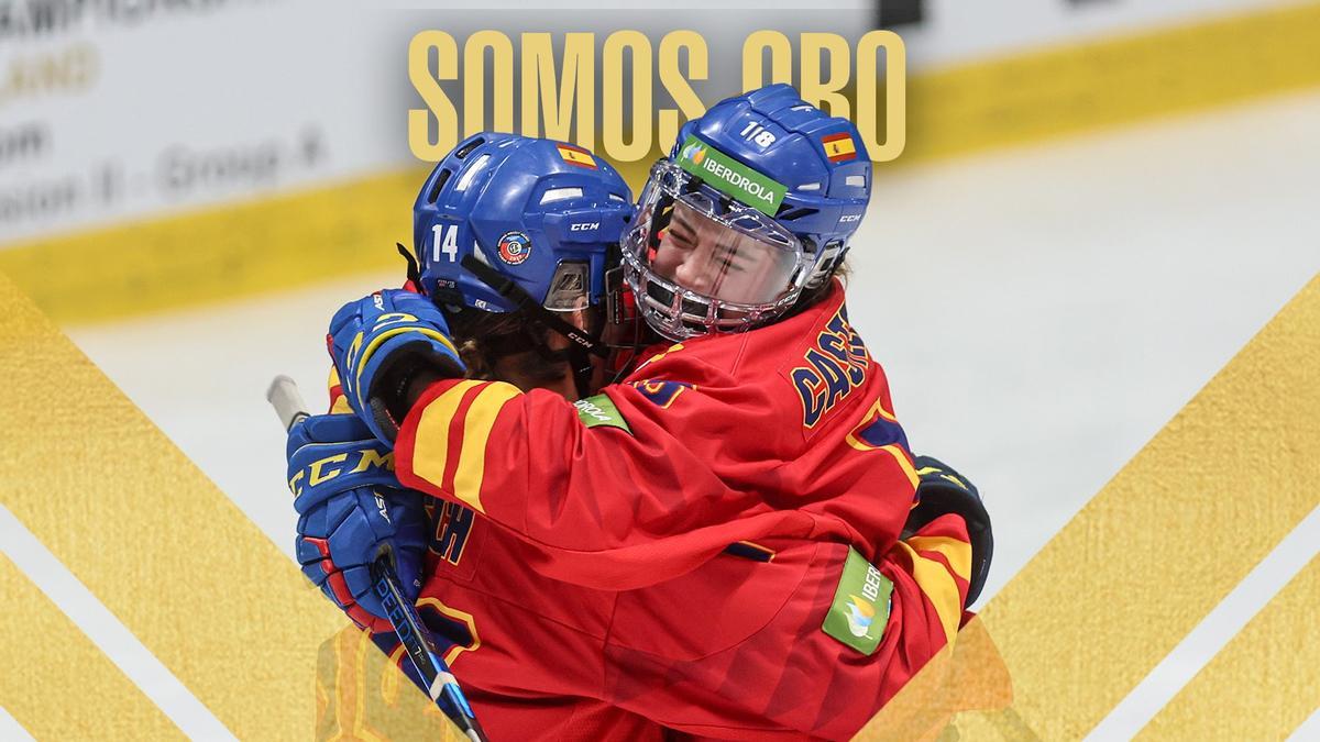 España alcanza la División I del hockey hielo femenino