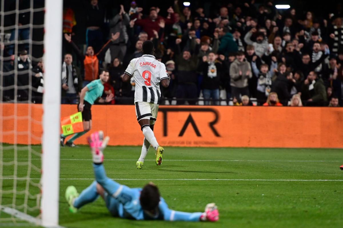 Ousmane Camara, autor del 1-0