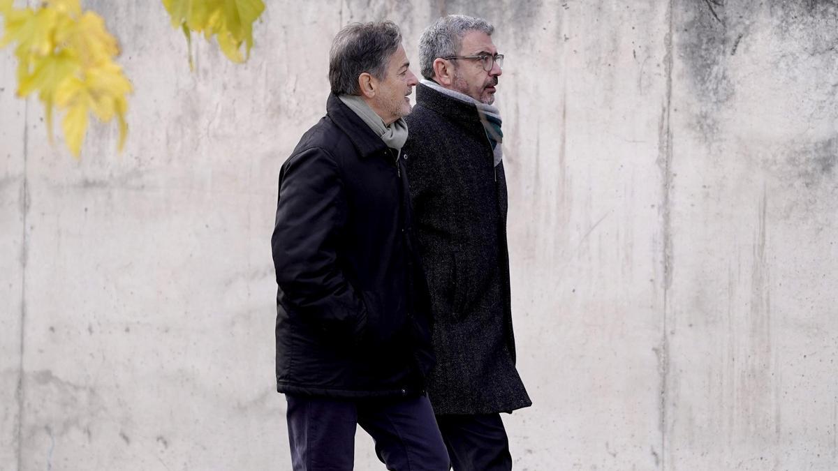 Oriol Pujol Ferrusola i el seu advocat, Francesc Sánchez
