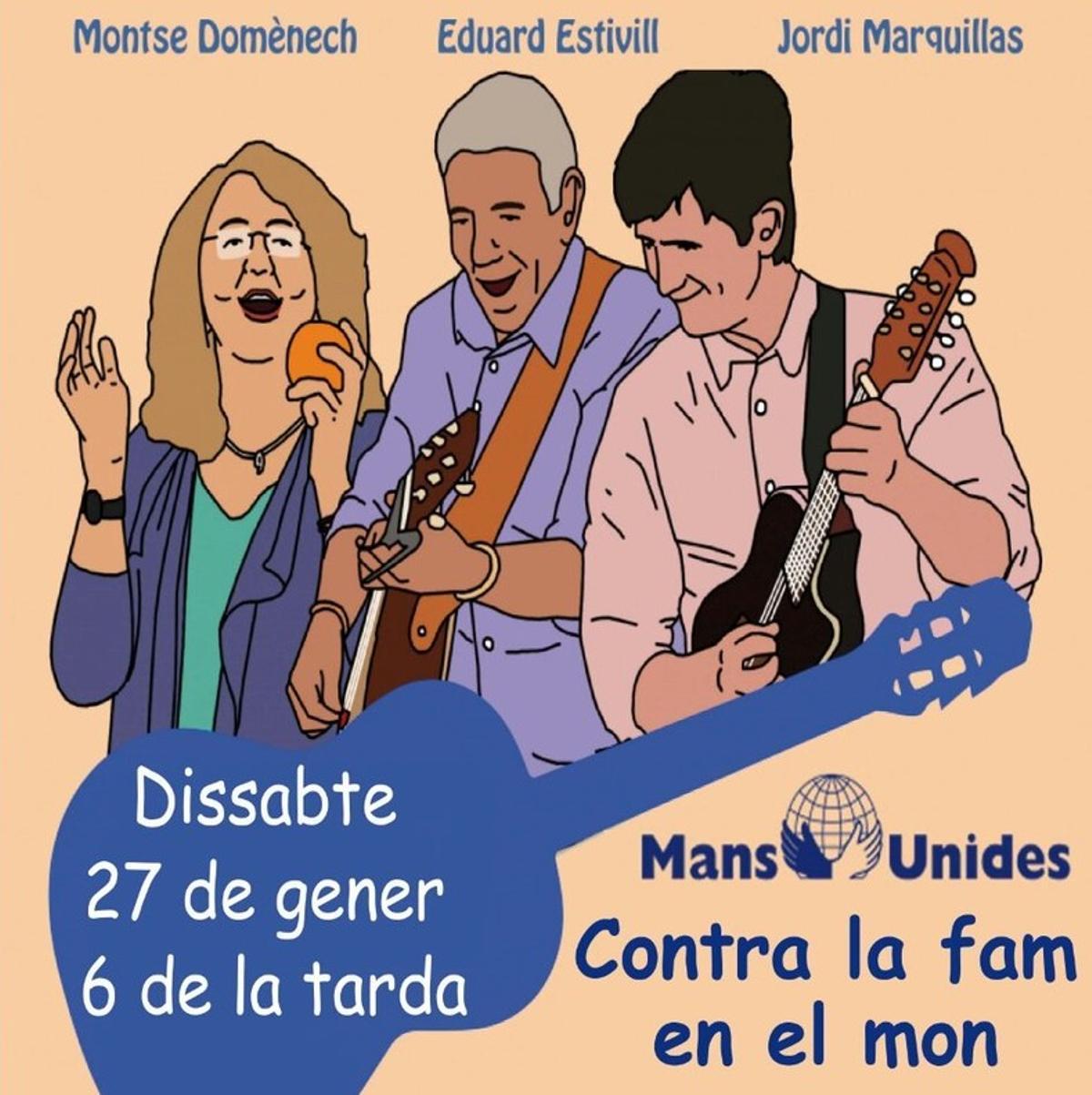 Cartell del concert de Falsterbo a Mataró. Cartell del concert de Falsterbo a Mataró.