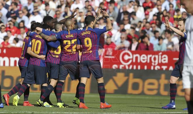 Sevilla FC, 2 - FC Barcelona, 4