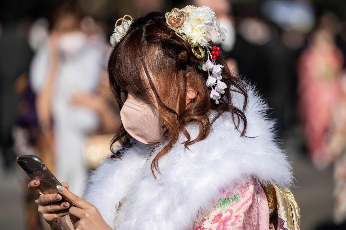 Ceremonia de celebración del Día de la Mayoría de Edad en Japón