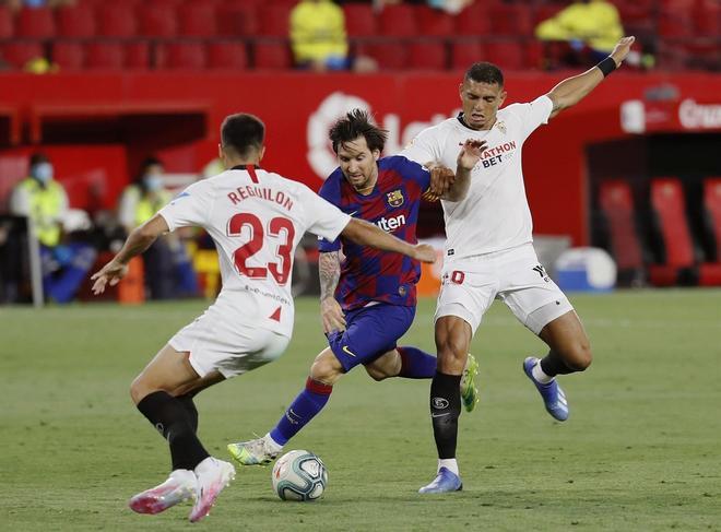 Las imágenes del Sevilla FC 0 FC Barcelona 0