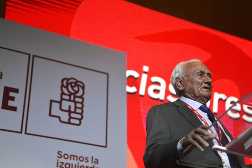 Clausura del congreso del PSRM en Cartagena