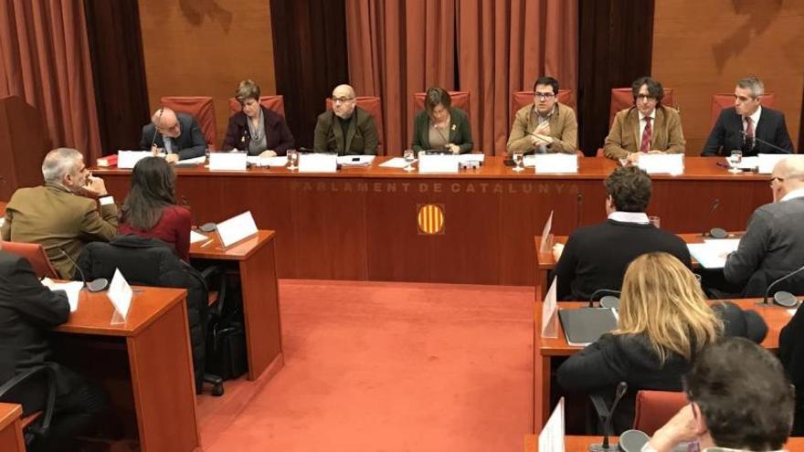 Reunión de la Diputación Permanente del Parlament.