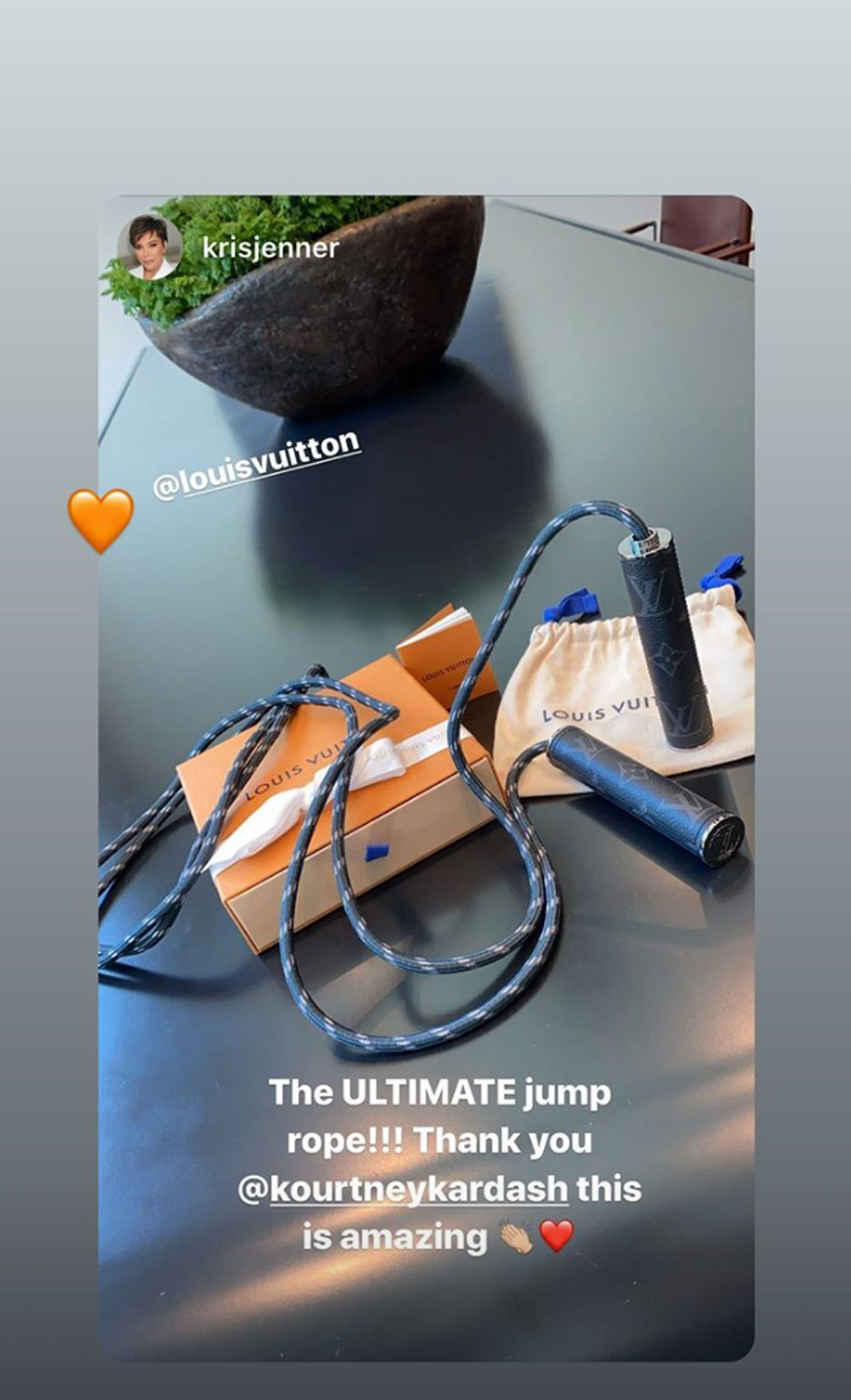 Cuerda de saltar de Louis Vuitton