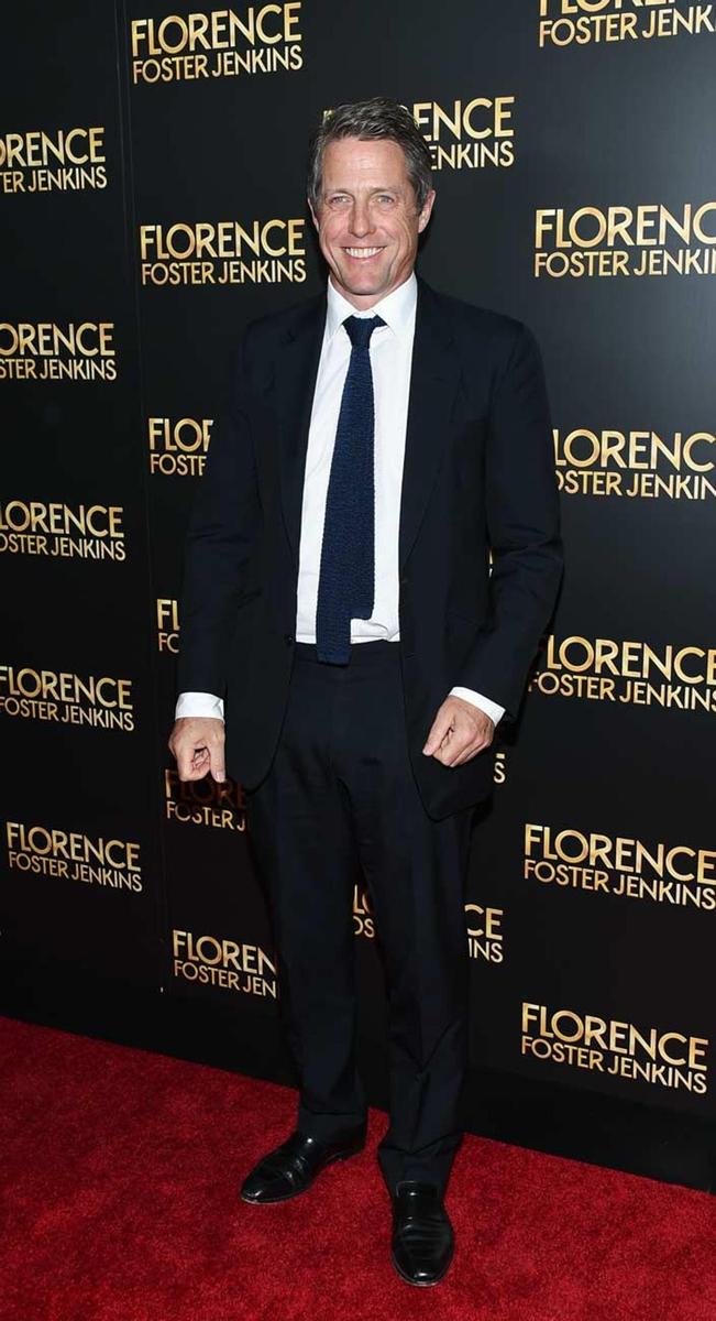 Hugh Grant en el estreno de Florence Foster Jenkins en Nueva York.