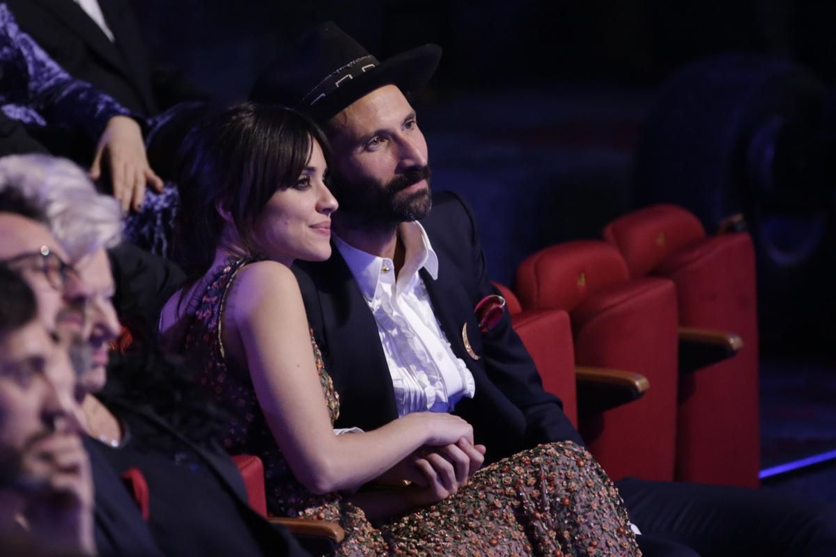 Macarena García y Leiva en la edición de los Premios Goya 2018