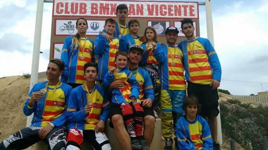 El BMX San Vicente brilla en el autonómico