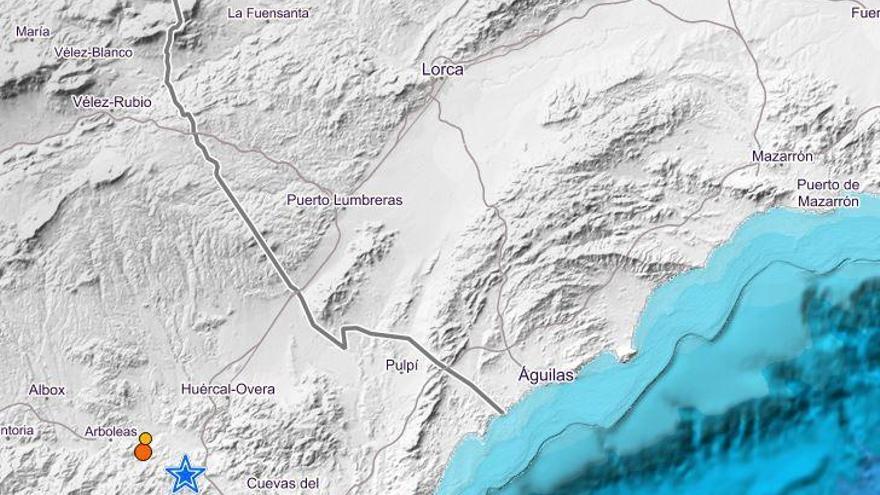 Tres terremotos en Almería ponen a temblar a la Región