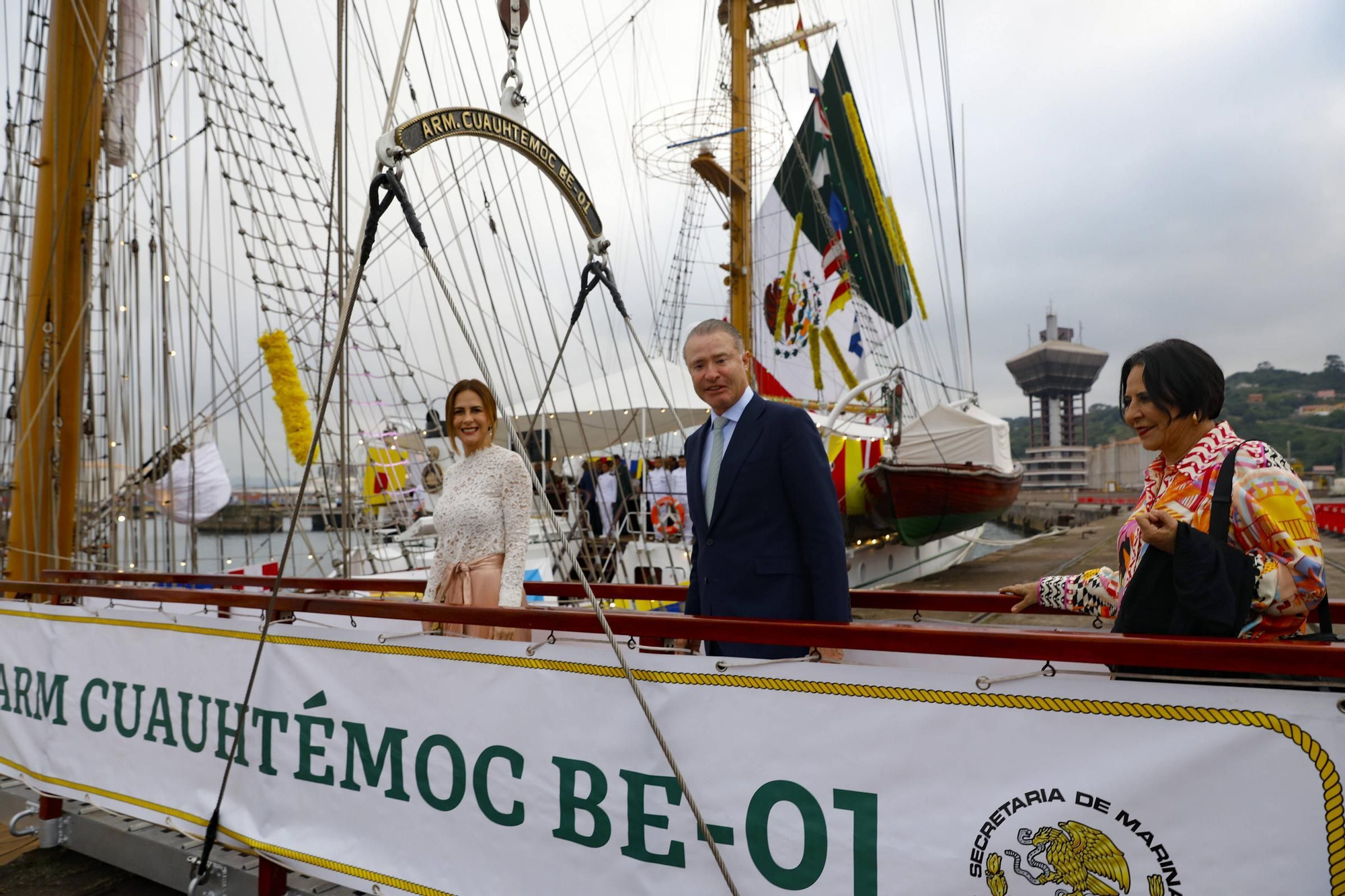En imágenes: Así es el «Cuauhtémoc», el imponente barco de México que acaba de llegar a Gijón
