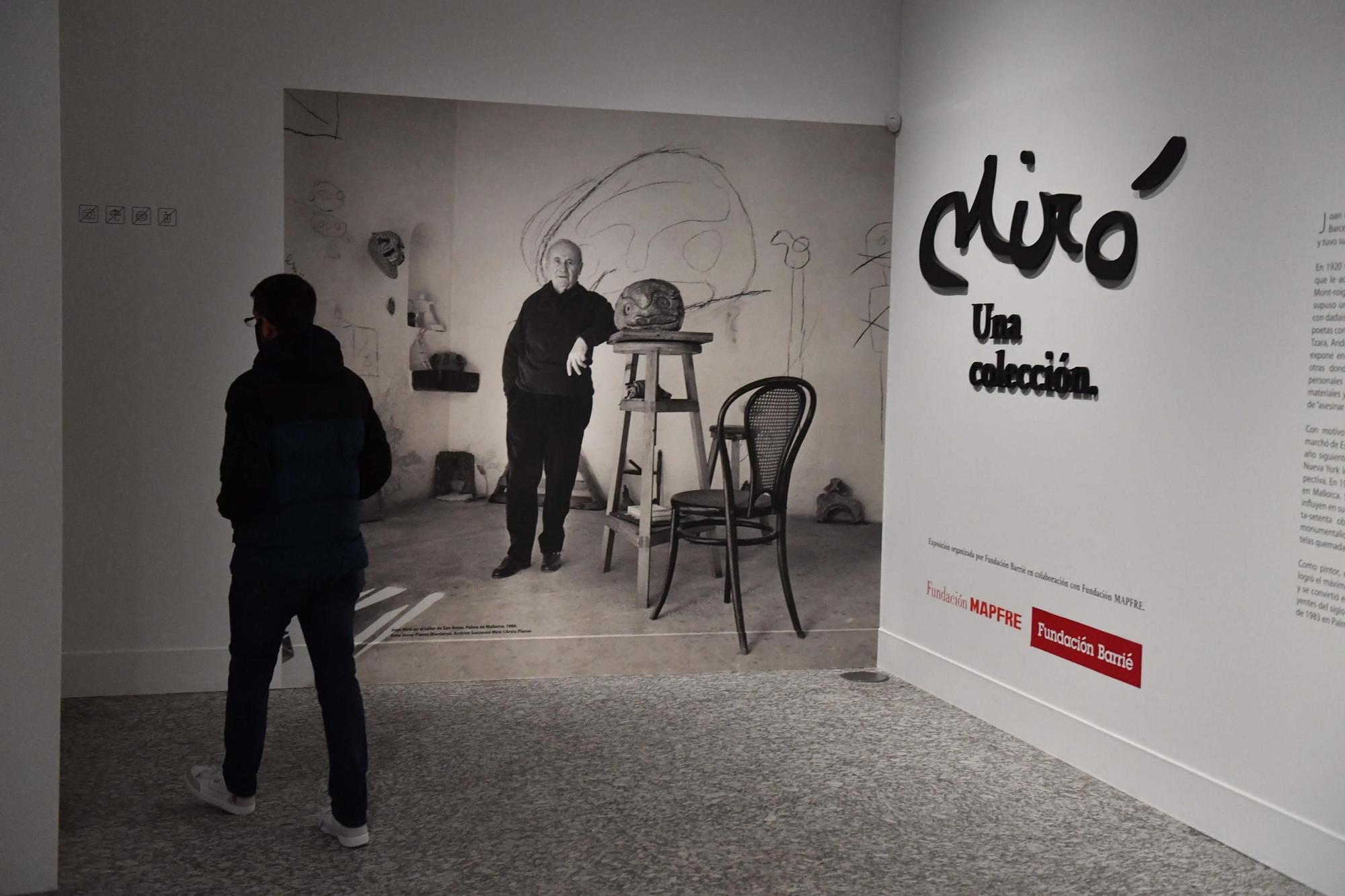 La Fundación Barrié inaugura su exposición de Miró