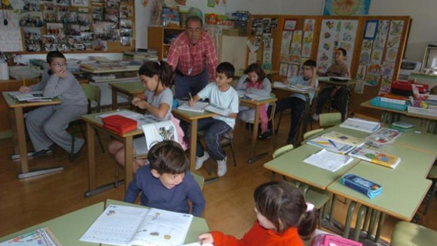 Interior de un aula de Enseñanza Primaria en un colegio de Santa Brígida. i  ADOLFO MARRERO