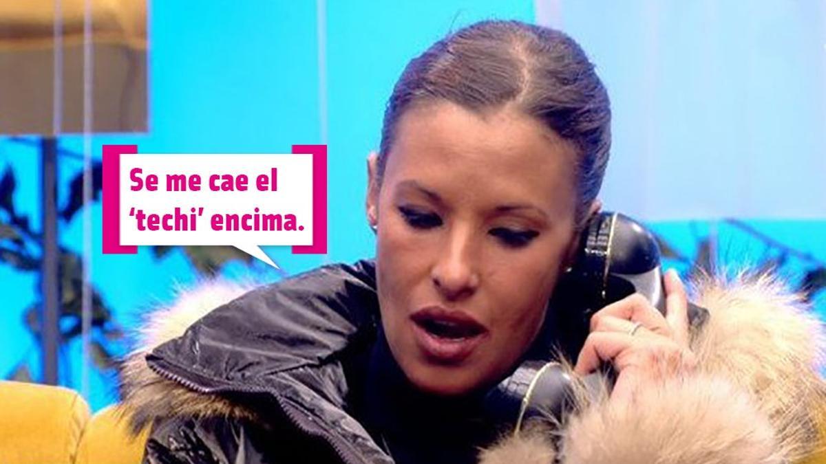 A Techi ('GH VIP') se le cae el 'techi' encima