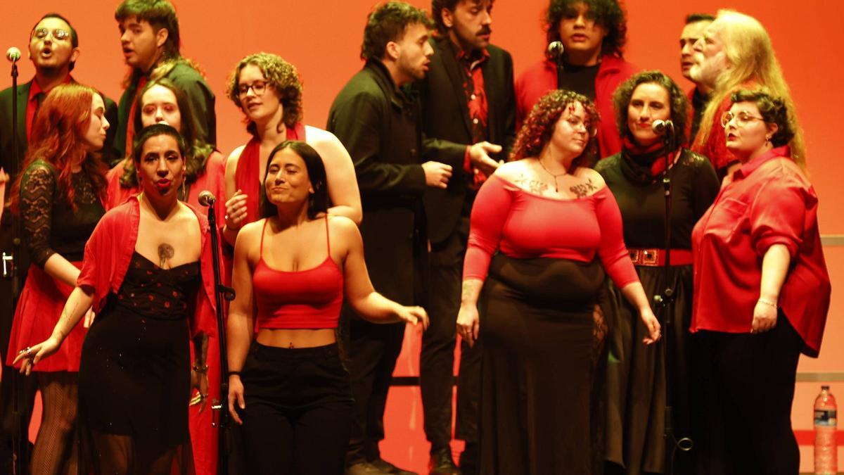 El concierto del Coro Joven de Gijón por su décimo aniversario, en imágenes