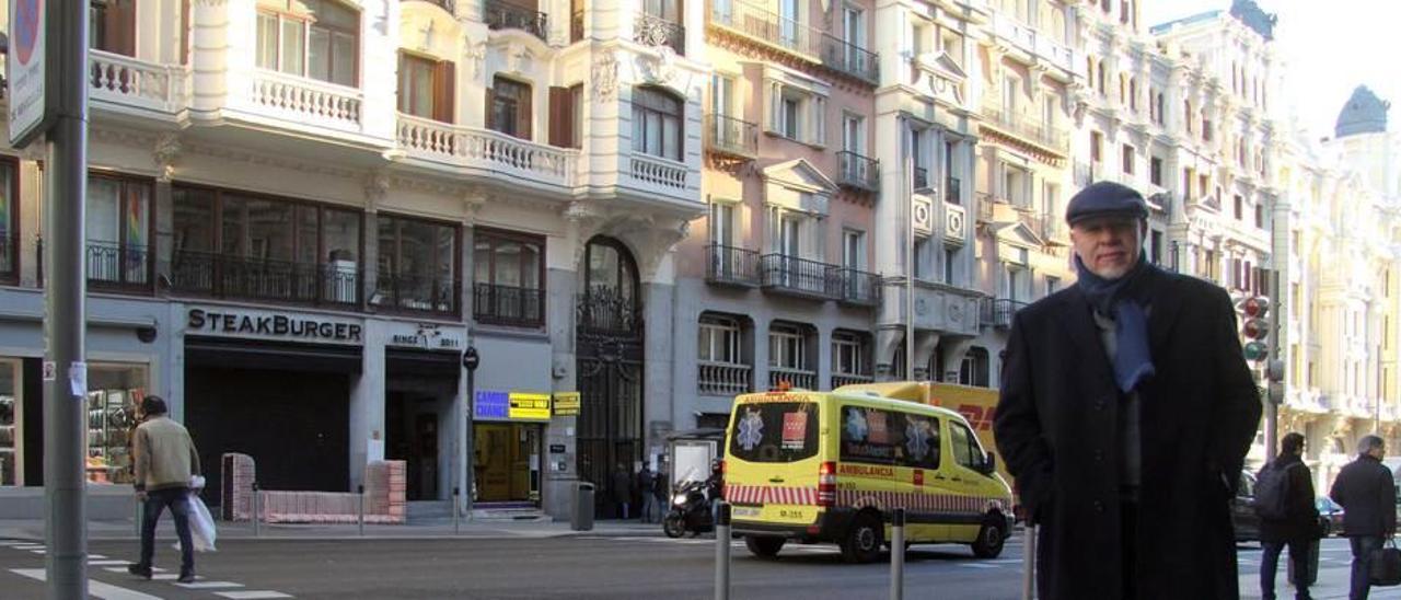 El escritor argentino Jorge Fernández Díaz, en Madrid.