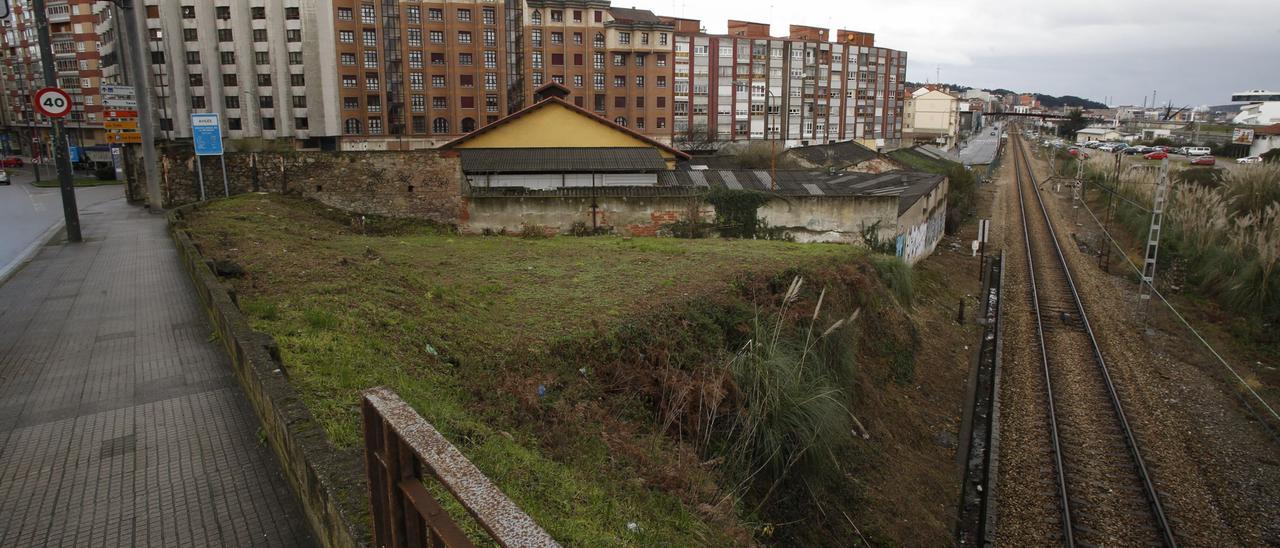 Zona del antiguo matadero de Avilés.