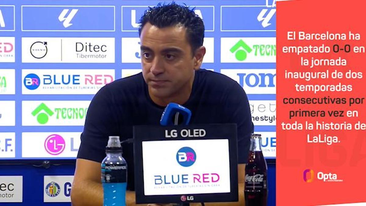 Xavi: "Es normal que la gente no quiera ver fútbol"