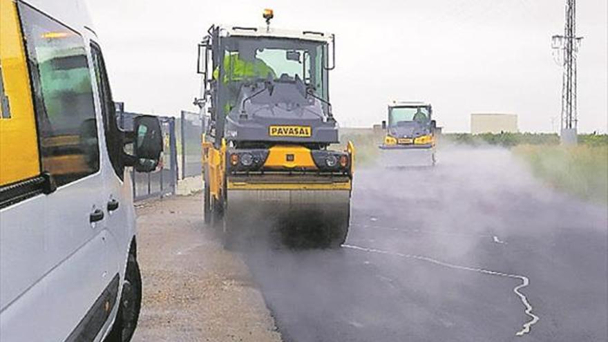 Moncofa concluye la primera fase de asfaltado en caminos rurales