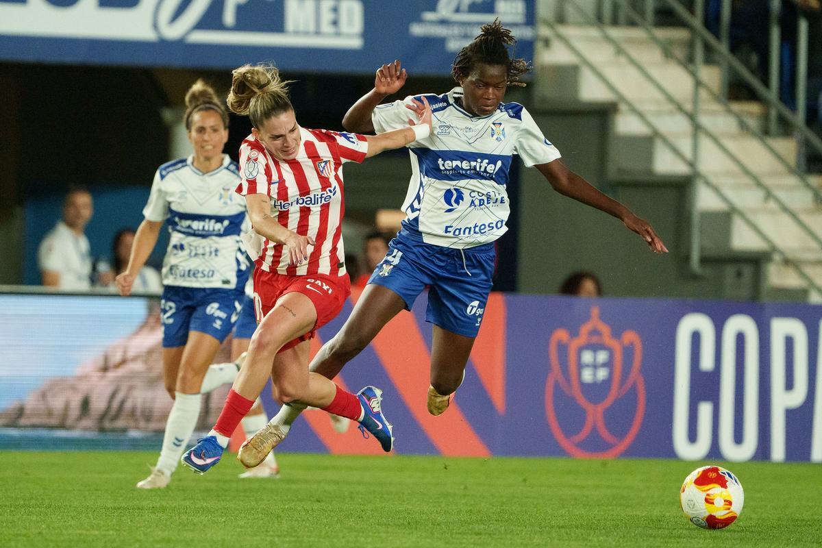 Gio y Fatou, en el partido de Copa.