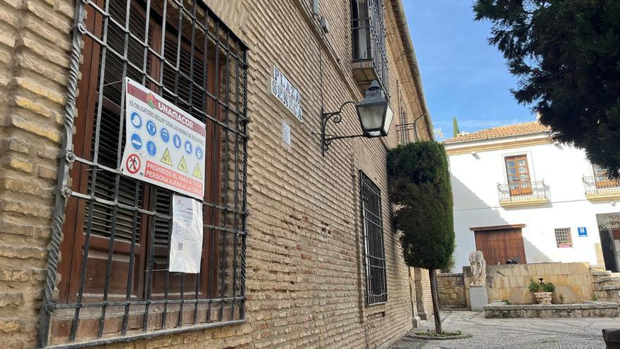 El palacio de los marqueses del Villar de la plaza Séneca, ya en obras para albergar apartamentos turísticos en Córdoba