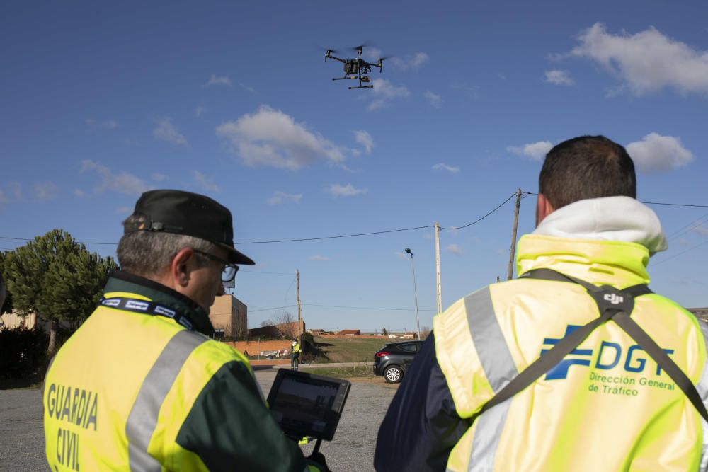 Un dron de la DGT vigila las carreteras de la provincia