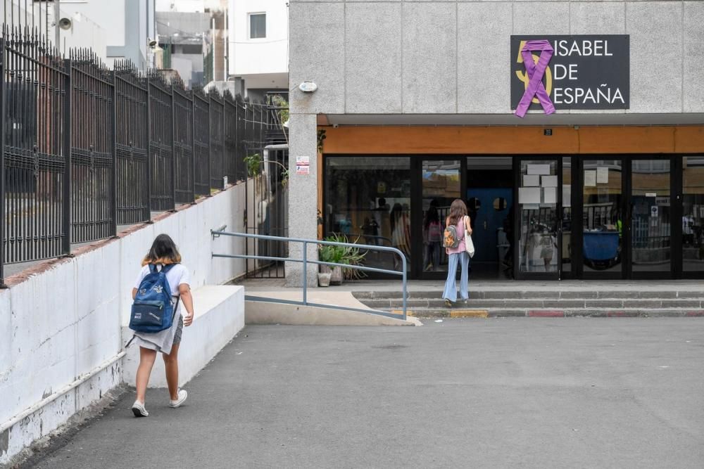 Vuelta al cole de los alumnos de Secundaria