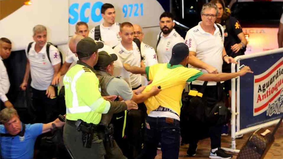 La llegada de Brasil a Colombia fue caótica