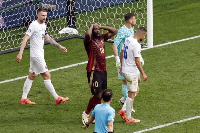 Lukaku no tuvo su día ante Eslovaquia