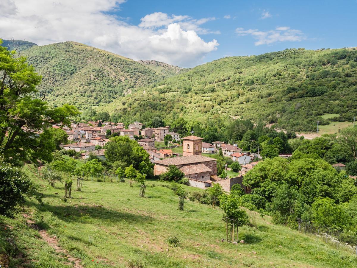 Panorámica de Viniegra de Abajo, en La Rioja