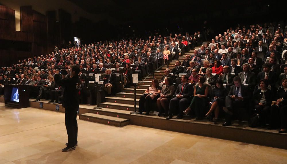 El Palacio de Congresos de Málaga acoge el acto institucional de celebración del aniversario de la tecnópolis malagueña, con la presencia de la presidenta de la Junta