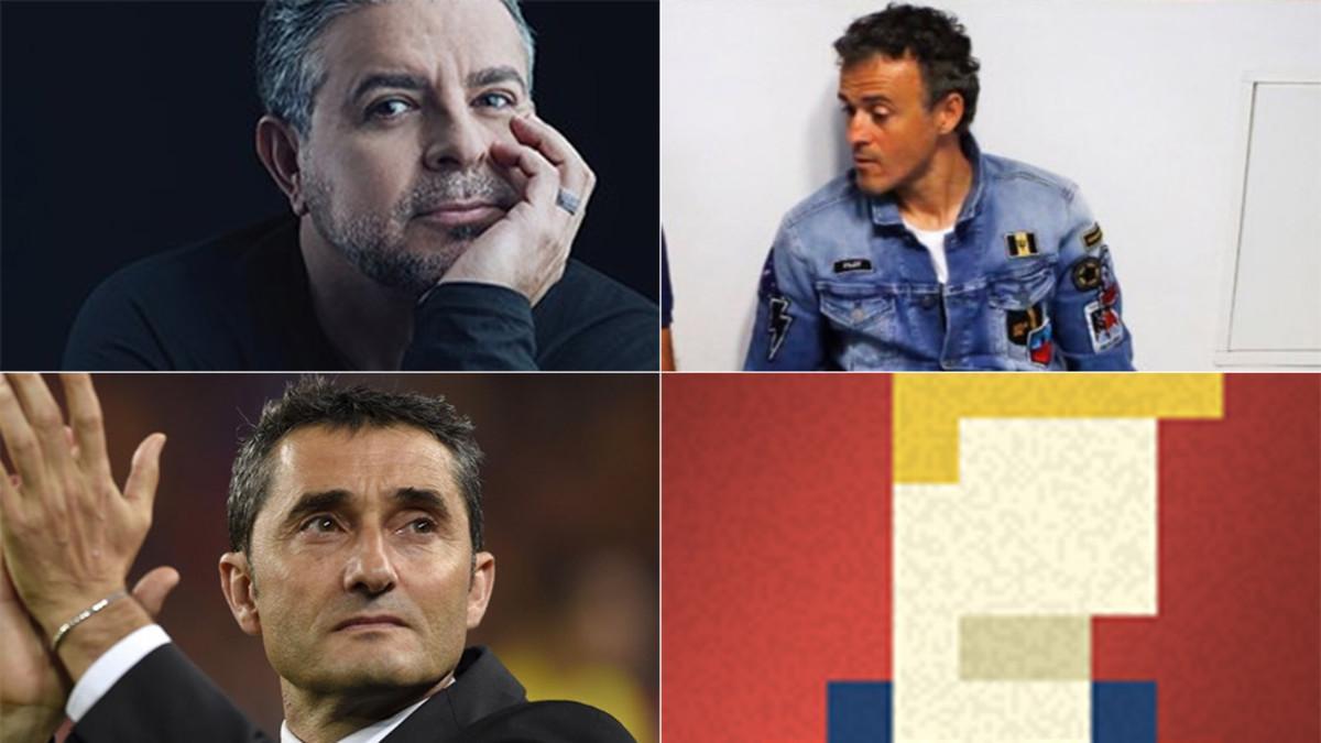 En Can Barça se pasa de Luis Enrique a Valverde... también con consecuencias en Twitter